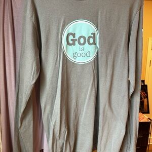 Comfort Colors Gray Shirt with Inspirational Print